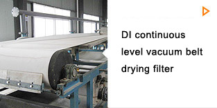 DI continuous level vacuum belt drying filter